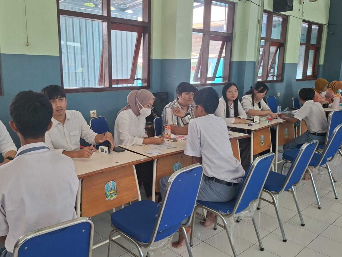 Sinergi Kesehatan Sekolah: SMKS PGRI Singosari Gelar Cek Kesehatan Gratis Bersama UPT Puskesmas Singosari